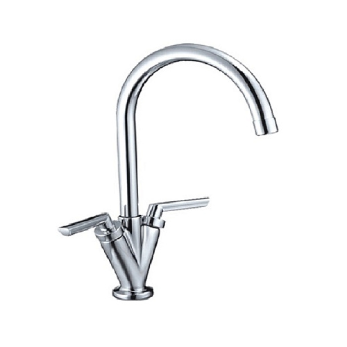 Смеситель для кухни с гайкой хром HAIBA 4098