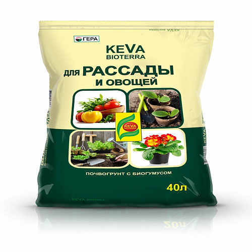 Почвогрунт для рассады и овощей KEVA BIOTERRA 20л Почвогрунт для рассады и овощей KEVA BIOTERRA 20л