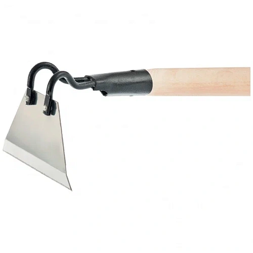 Мотыга 150 х 90 х 1300 мм деревянный черенок нержавеющая сталь СИБРТЕХ