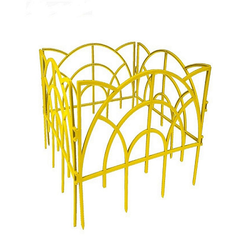 Заборчик Роккоко 3м сиреневый 7 секций