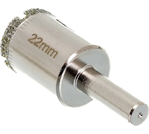 Коронка алмазная по керамограниту 22мм 