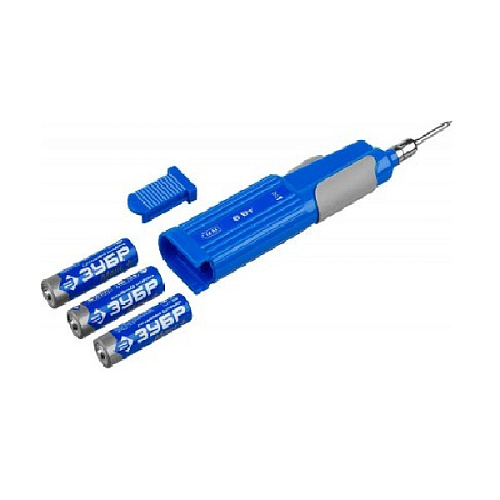 Паяльник ЗУБР ПРОФЕССИОНАЛ 6Вт на батарейках