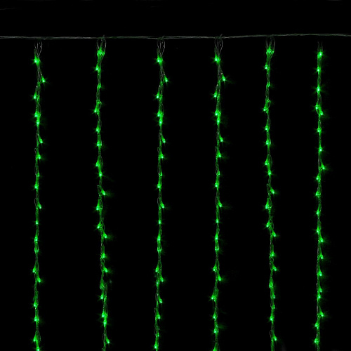 Гирлянда Дождь уличная Ширина 2 м LED400-220 Vзеленый