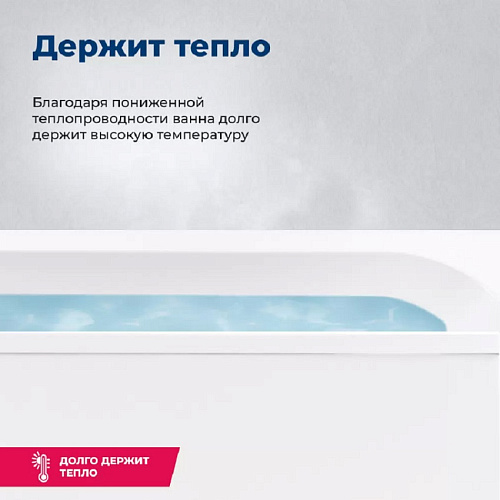 Ванна акриловая AQUANET CAPRI 170x110 R правая с каркасом и с фронтальной панелью 205387/155532
