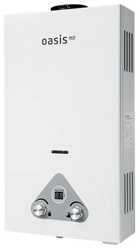 Водонагреватель газовый OASIS ECO W-20 Белый 10л/мин 20кВт