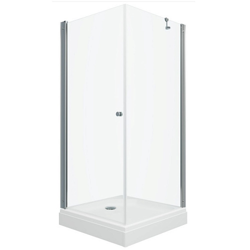 Душевое ограждение Maroni Fortuna*Chromo 90х90,квадрат, стекло прозрачное, профиль хром, без поддона