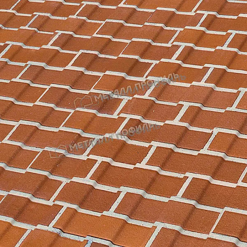 Профнастил С8-1150 Ecosteel Кирпич 0,50мм