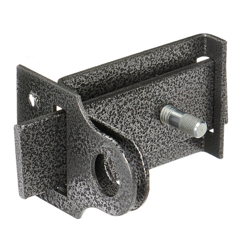 "Засов универсальный ""Делга"" с проушиной (серебро)"