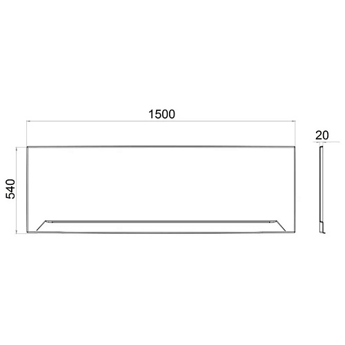 Экран для ванны Тритон Аура 150