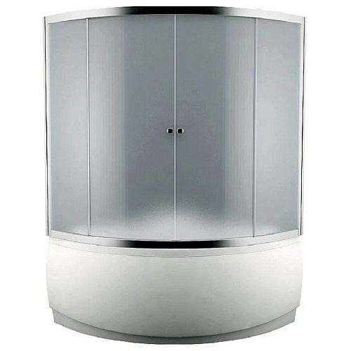 Ванна акриловая AQUANET CAPRI R 160x110 с каркасом и фронтальной панелью 205386 (176555)