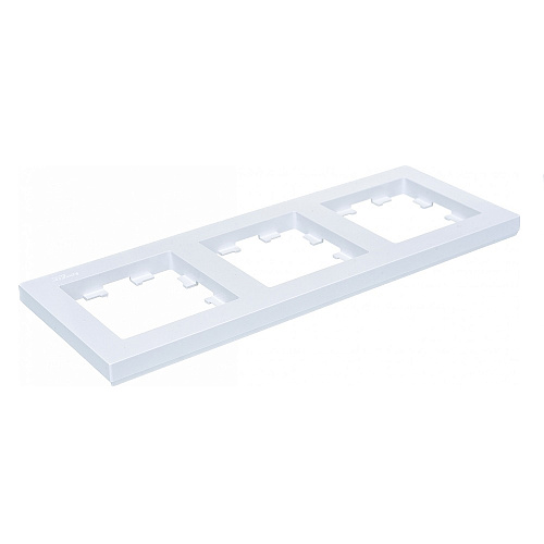 Рамка Schneider ATLASDESIGN 3 поста белая