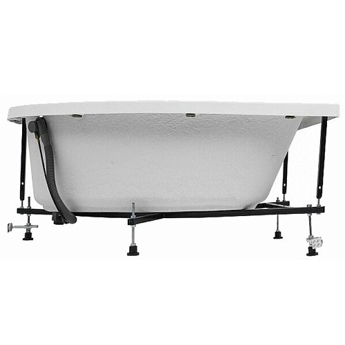 Ванна акриловая асимметричная AQUANET Mia 140x80 L Левая с каркасом 246817