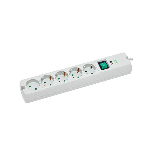 Сетевой фильтр MOST-LRG 3м 5 разеток с/з +1 разетка б/з