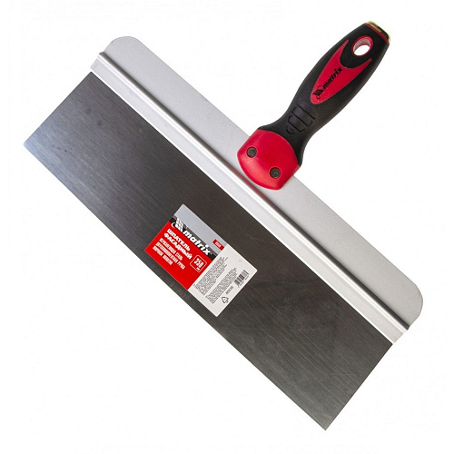 Шпатель фасадный нержавеющая сталь 350мм 2-компонентной ручка широкое полотно MATRIX