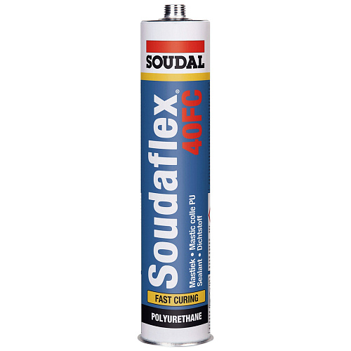 Герметик SOUDAL Soudaflex 40 FC полиуретановый серый 300 мл