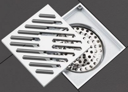 Трап душевой хром 100х100 G81050