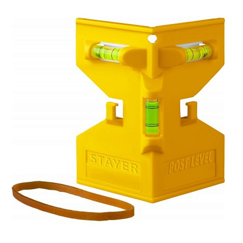 Уровень STAYER POST-Level углового типа магнитный
