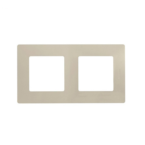 Рамка Legrand ETIKA 2 поста крем