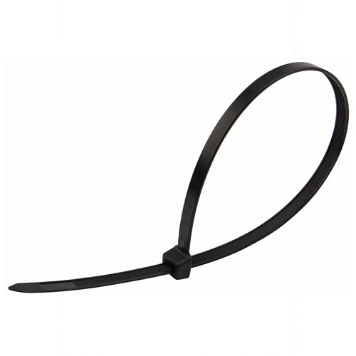 Хомуты 350*4,8мм пластиковые черные СИБРТЕХ