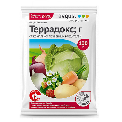 Инсектицид от вредителей почвы Террадокс 100г