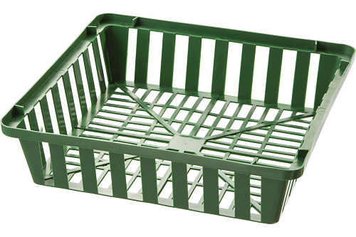 Корзина для луковичных растений прямоугольная пластиковая  21х25х7