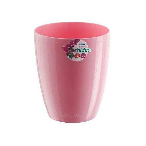 Горшок пластиковый Орхидея 1,3 л розовый