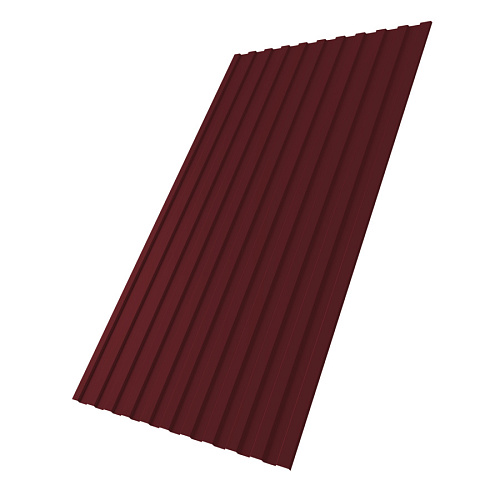 Профнастил С21-1000/1051  0,45мм ПЭ RAL3005 3,0м