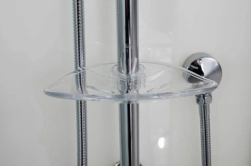 Душевая кабина Esbano ESKB100PR 100x100x210см, профиль хром матовый, стекло рифленое