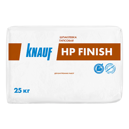 Шпаклевка гипсовая финишная KNAUF Финиш ХП 25 кг