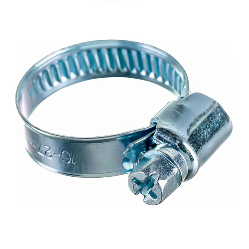 Хомут червячный 16мм - 27мм