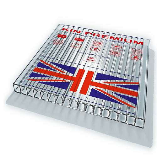 Поликарбонат КИНПЛАСТ 4мм (0,58) 2,1х6м прозрачный