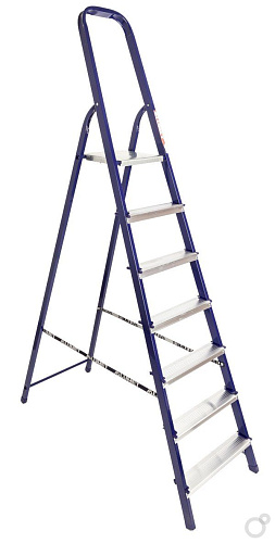 Стремянка стальная Алюмет 7 ступеней h 2.23 м