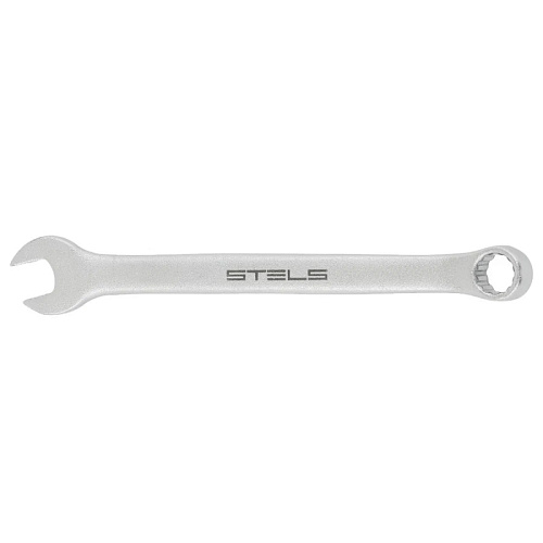 Ключ комбинированный 9мм матовый хром STЕLS