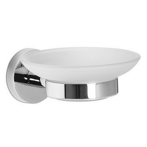 Мыльница LAZIO стекло, хром Мыльница LAZIO стекло, хром