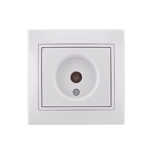 Розетка оконечная Lezard MIRA TV белая