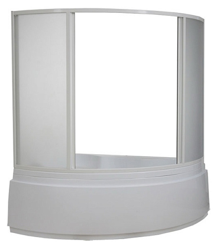 Шторка для ванны Bas ЛАГУНА 170 4 створки