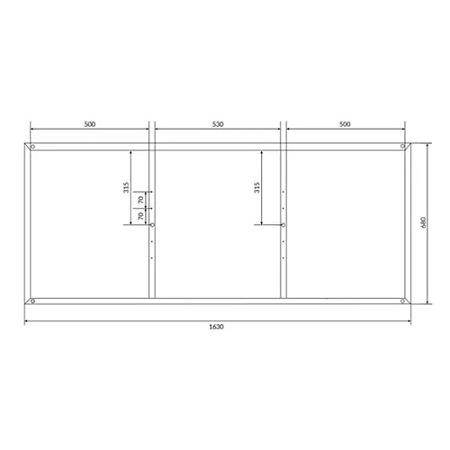 Рама для ванны Cersanit VIRGO 170 металлическая