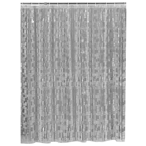 Штора для ванной PEVA с кольцами 180х180см Штора для ванной PEVA с кольцами 180х180см