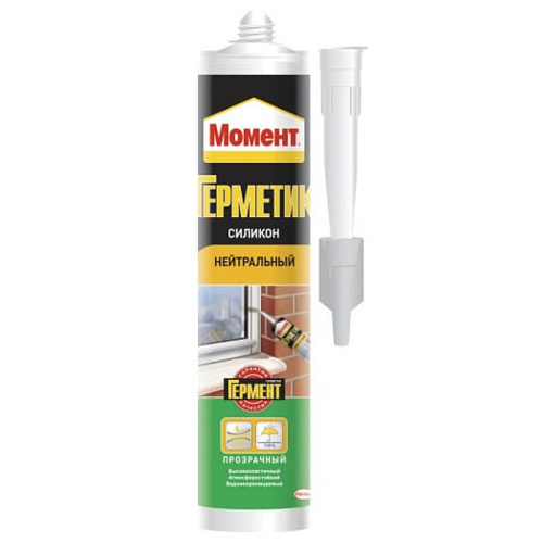 Герметик Момент силиконовый нейтральный белый 280 мл