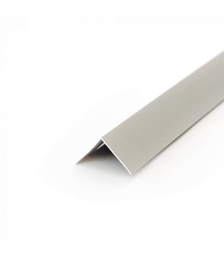 Угол отделочный ПВХ 40х40мм Светло-серый 2,7м