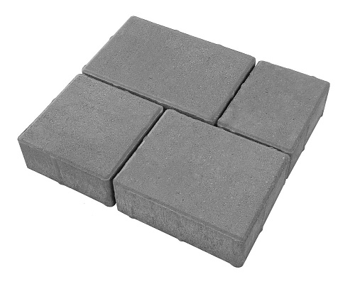 Плитка тротуарная Stellard Новый город Стандарт 240х160, 160х160,80х120х6 серая