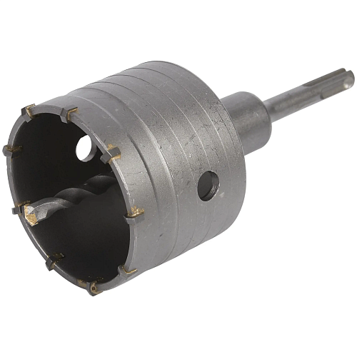 Коронка твердосплавная ПРАКТИКА SDS Plus 68 мм по бетону и кирпичу