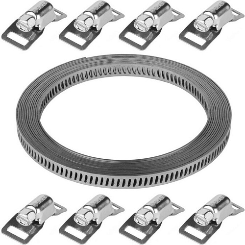 Комплект крепеж.элемен.д/хомутов(8винтов+8вставок)