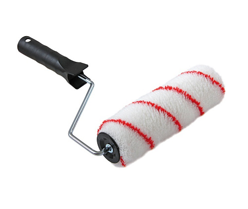 Валик в сборе 11х230х40 полиакрил красный t4p