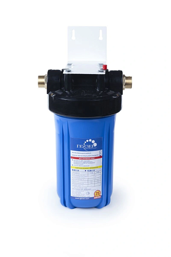 Фильтр магистральный для воды Гейзер ВВ10" синий