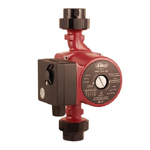 Насос циркуляционный Jemix WRS 25/4-180 с гайками