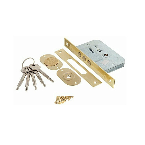 Замок врезной KALE KILIT 189/3M-BS45-BP-BN68-5KEY-(SP