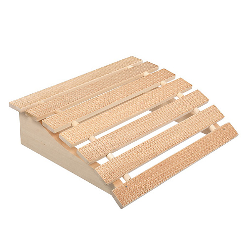 Подголовник мягкий с орнаментом Рогожка 35х30х10см липа